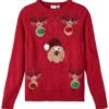 NAME IT Weihnachts - Trui - Jester Red