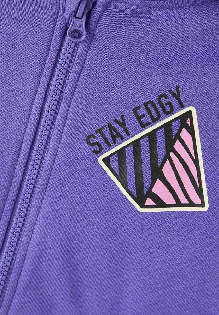 NAME IT Regular Fit - Sweater Met Rits - Purple Corallites 3 NAME IT Regular Fit - Sweater Met Rits - Purple Corallites - Afbeelding 3