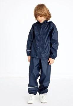 NAME IT Nkndry Rain Unisex Set - Regenjas - Dark Sapphire