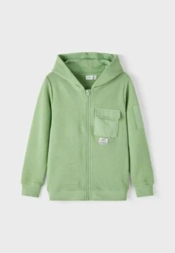 NAME IT Sweater Met Rits - Basil -NAME IT Winkel 0a36d6b1d3864c6a8ee435fc94f41ab0