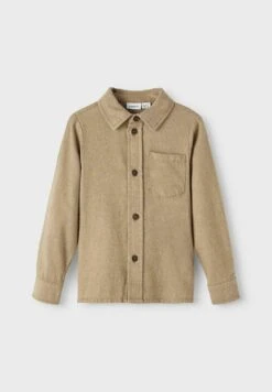NAME IT Langarm - Overhemd - Humus -NAME IT Winkel 0fb08b49ec3845d4b9d41657397d6f14