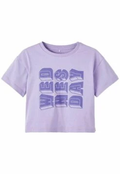 NAME IT Loose Fit - T-Shirt Print - Sand Verbena