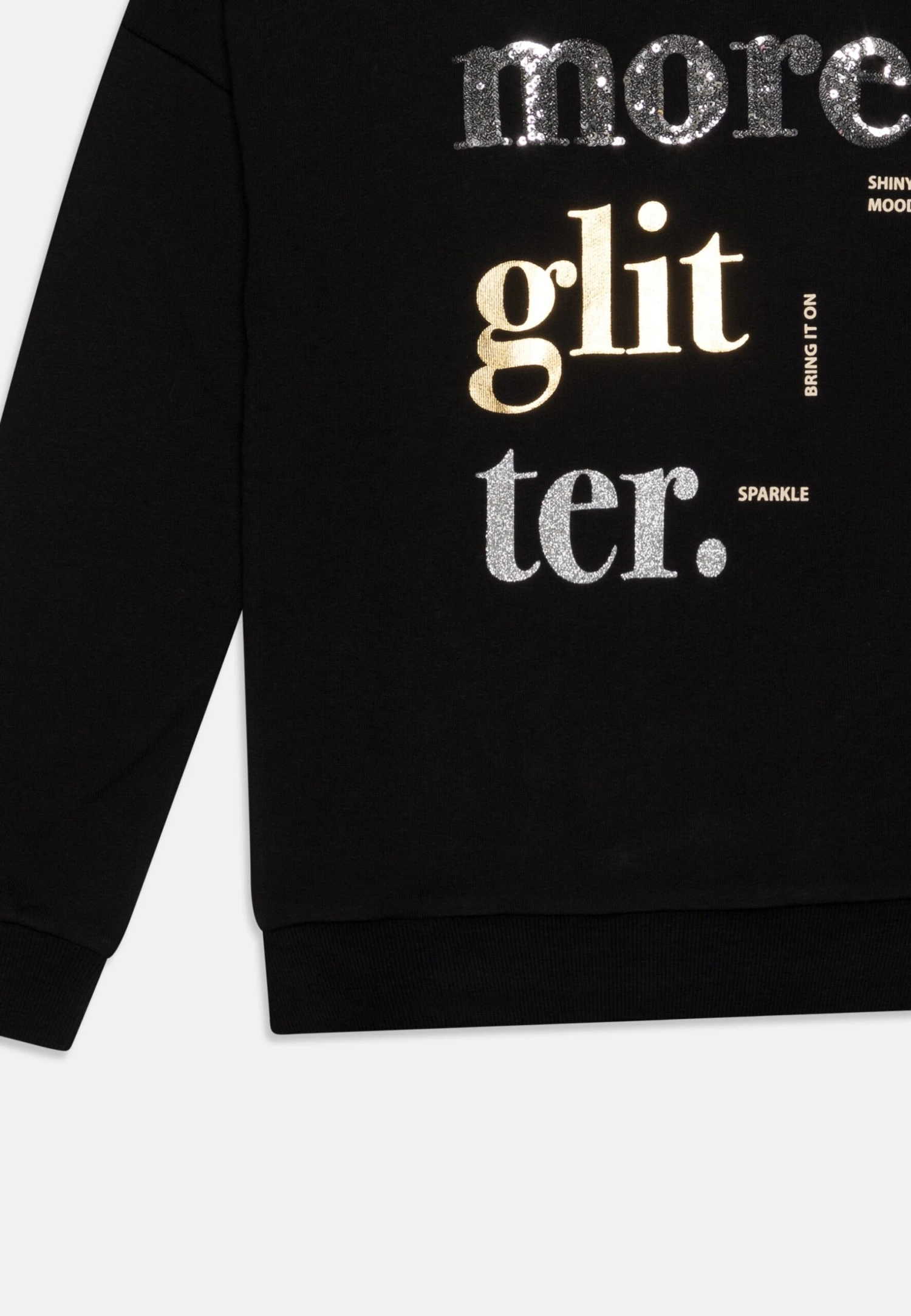 NAME IT Nkfromol Loose - Sweater - Black 3 NAME IT Nkfromol Loose - Sweater - Black - Afbeelding 3