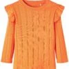 NAME IT Langen Ärmeln - Longsleeve - Harvest Pumpkin