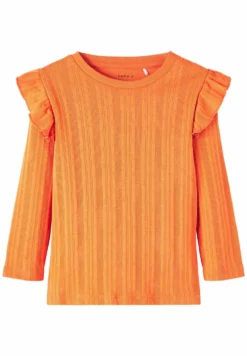 NAME IT Langen Ärmeln - Longsleeve - Harvest Pumpkin