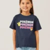 NAME IT Nkfnataly Pokemon Loose Fit - T-Shirt Print - Black