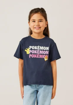 NAME IT Nkfnataly Pokemon Loose Fit - T-Shirt Print - Black