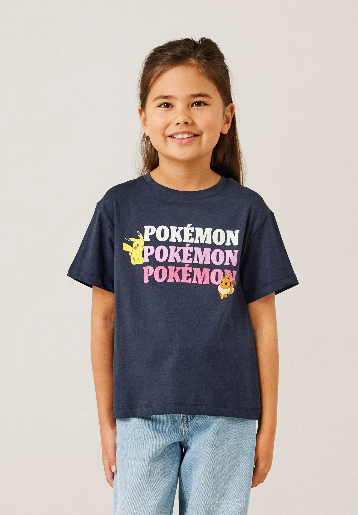 NAME IT Nkfnataly Pokemon Loose Fit - T-Shirt Print - Black 1 NAME IT Nkfnataly Pokemon Loose Fit - T-Shirt Print - Black