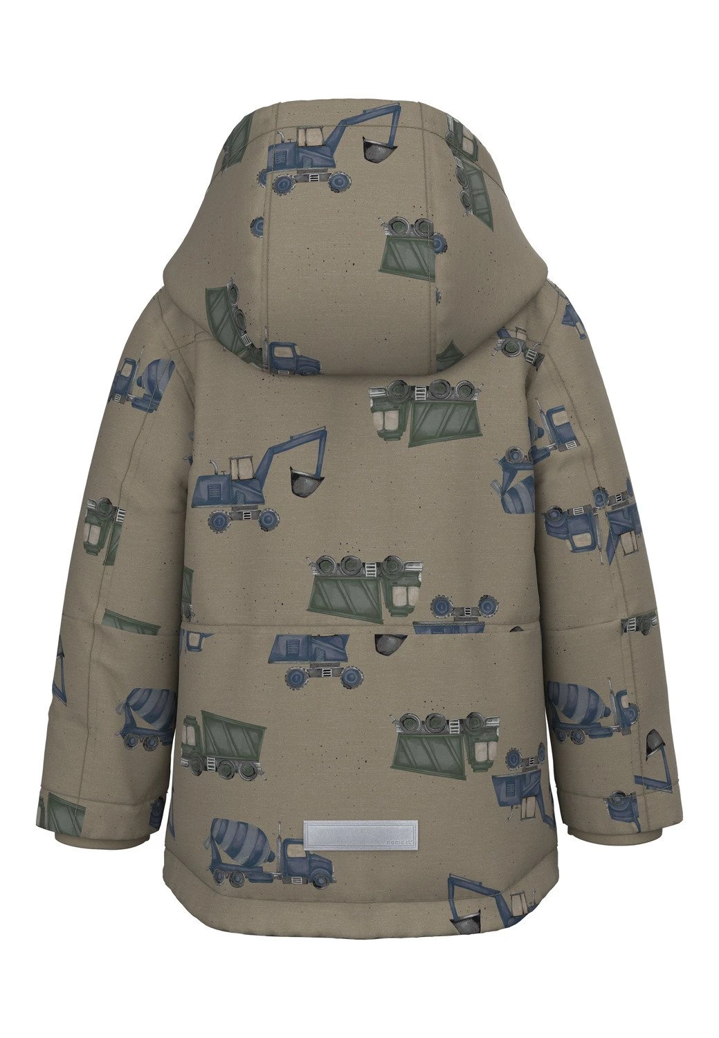 NAME IT Digger - Winterjas - Weathered Teak 2 NAME IT Digger - Winterjas - Weathered Teak - Afbeelding 2