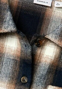 NAME IT Regular Fit - Overhemd - Seal Brown -NAME IT Winkel 2b9d916ac824421489a61deee4e7ee2b