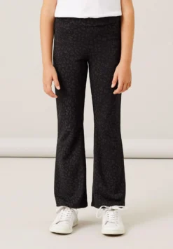 NAME IT Nkftrikkaleo Bootcut Pant- Broek - Black