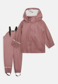 NAME IT Nkndry Rain Suspenders Unisex Set - Regenbroek - Wistful Mauve