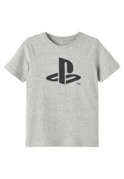 NAME IT Playstation Osman - T-Shirt Print - Grey Melange