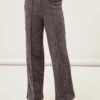 NAME IT Nkfnilea Wide Loose Pant- Broek - Dark Grey