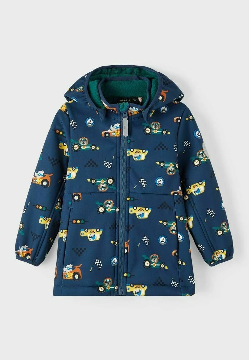 NAME IT Malta - Softshelljas - Insignia Blue 5 NAME IT Malta - Softshelljas - Insignia Blue - Afbeelding 5