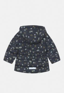 NAME IT Faux Fur Flower Jacket - Winterjas - Dark Sapphire -NAME IT Winkel 42545d8ca04f439b94109dc8734086e2