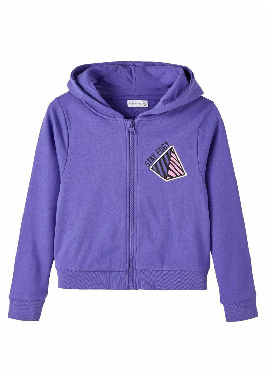 NAME IT Regular Fit - Sweater Met Rits - Purple Corallites 1 NAME IT Regular Fit - Sweater Met Rits - Purple Corallites