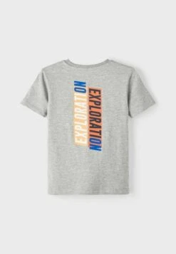 NAME IT T-Shirt Print - Grey Melange -NAME IT Winkel 4f21e0c9ad8243e5a66b868bb164bb14