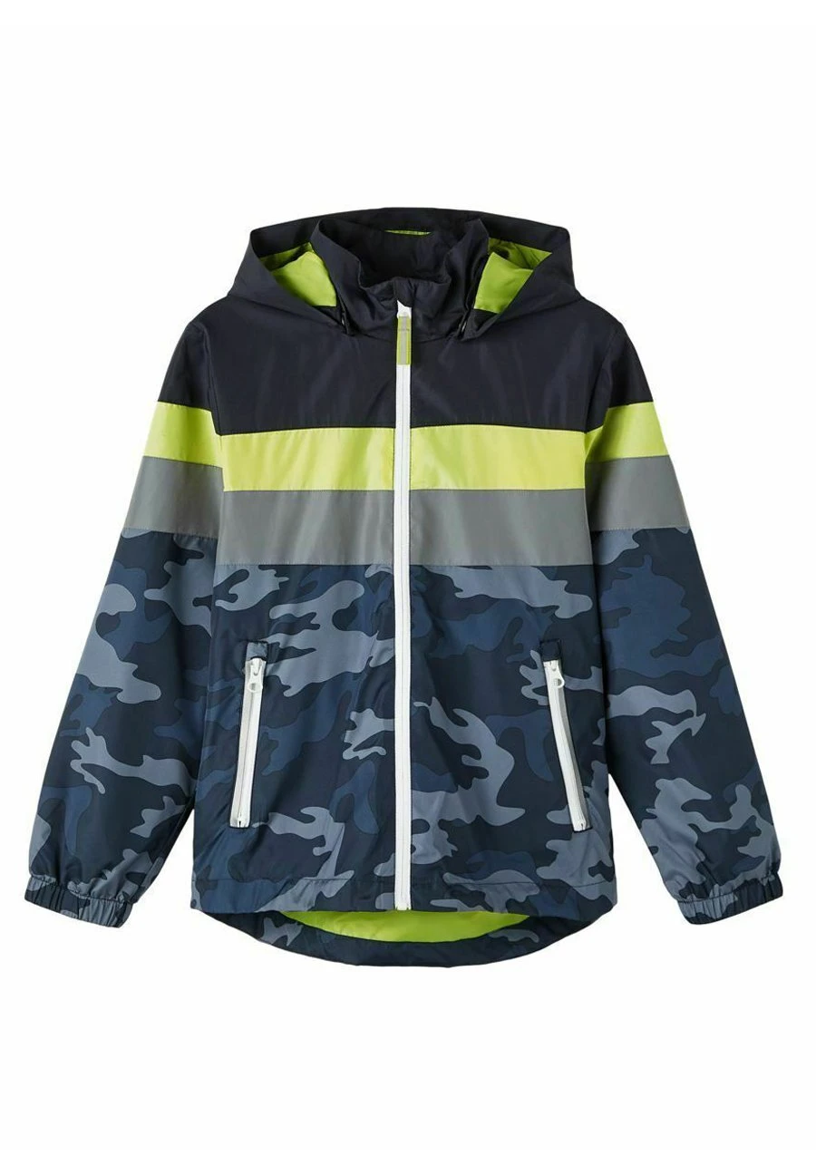 NAME IT Camouflage - Lichte Jas - Dark Sapphire 1 NAME IT Camouflage - Lichte Jas - Dark Sapphire