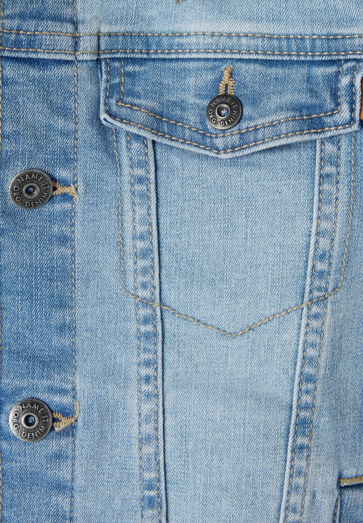 NAME IT Nkmtaul Noos - Spijkerjas - Light Blue Denim 3 NAME IT Nkmtaul Noos - Spijkerjas - Light Blue Denim - Afbeelding 3