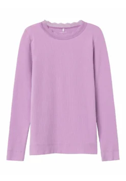 NAME IT Langen Ärmeln - Longsleeve - Violet Tulle