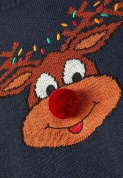 NAME IT Nknrichristmasls- Trui - Dark Sapphire -NAME IT Winkel 5d46707e59c54c8bb2d28955789abbb7