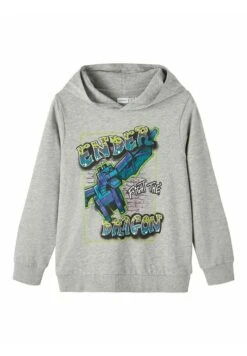 NAME IT Minecraft - Hoodie - Grey Melange