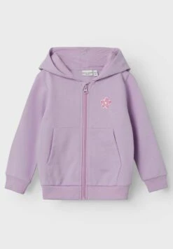 NAME IT Hoodie Reissverschluss - Sweater Met Rits - Orchid Bloom -NAME IT Winkel 5fadf3227c4f414881b54a357ec63aaf