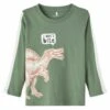 NAME IT Mit Langen Ärmeln Print - Longsleeve - Duck Green