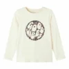 NAME IT Mit Langen Ärmeln Print - Longsleeve - Buttercream