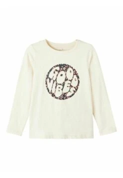 NAME IT Mit Langen Ärmeln Print - Longsleeve - Buttercream