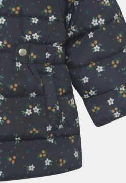 NAME IT Faux Fur Flower Jacket - Winterjas - Dark Sapphire -NAME IT Winkel 61adcd2829f94be8a394c161680377a3