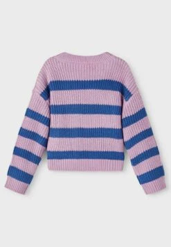 NAME IT Gestreifter Chenille - Trui - Smoky Grape -NAME IT Winkel 6b3b11f2bbc74bbea74c556af1dfdd29