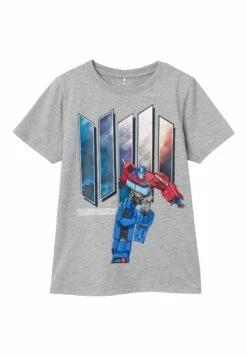 NAME IT Transformers - T-Shirt Print - Grey Melange