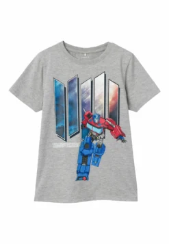 NAME IT Transformers - T-Shirt Print - Grey Melange