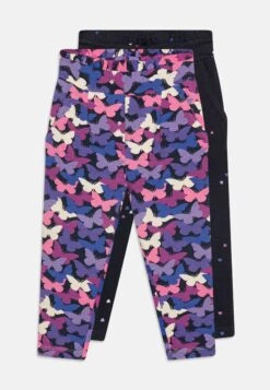 NAME IT Nmflunna 2 Pack - Legging - Dark Sapphire/White Aster Purple