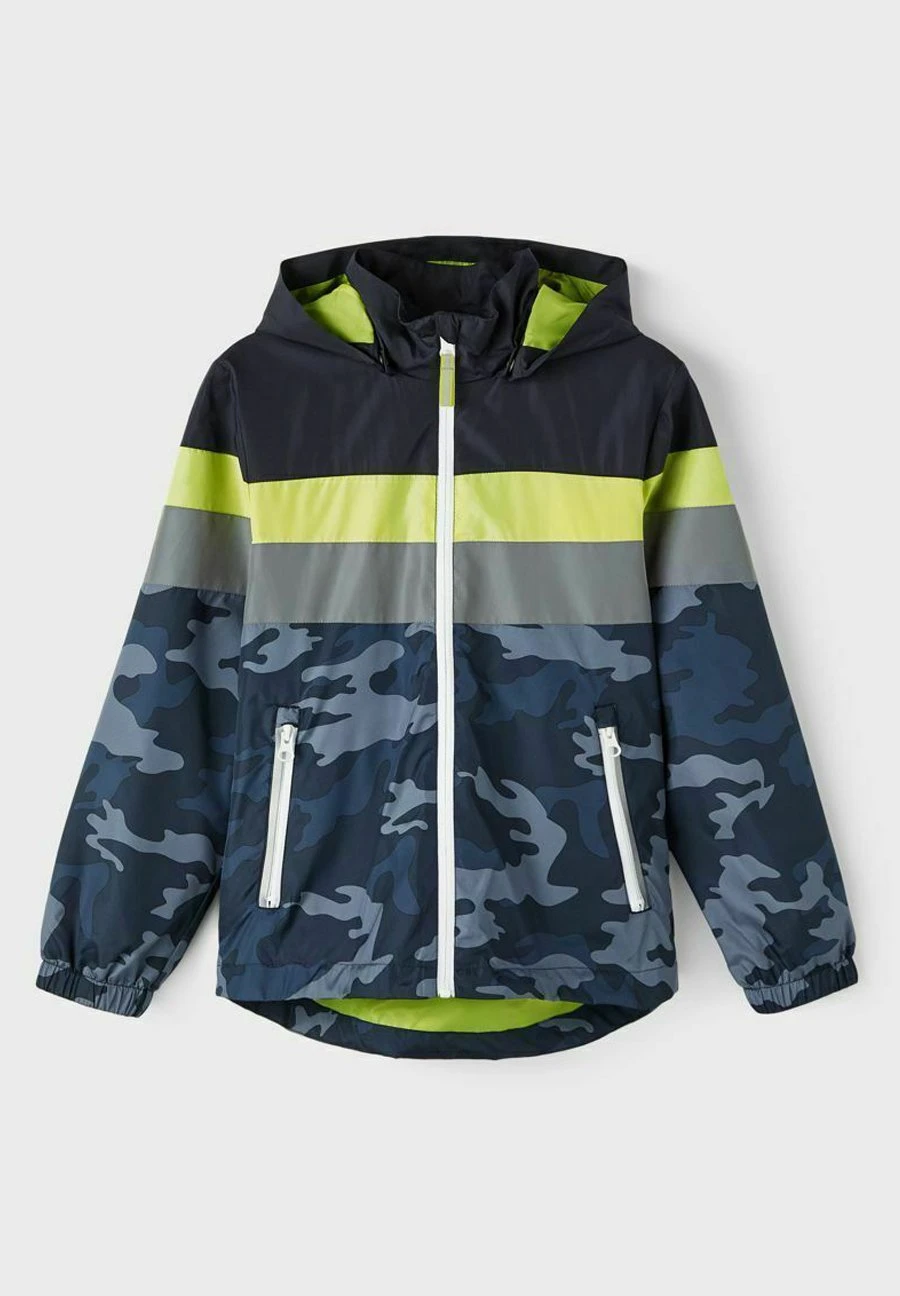 NAME IT Camouflage - Lichte Jas - Dark Sapphire 5 NAME IT Camouflage - Lichte Jas - Dark Sapphire - Afbeelding 5