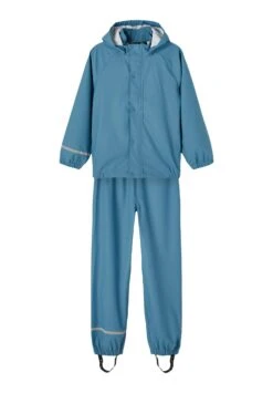 NAME IT Nkndry Rainwear Set Unisex - Regenjas - Real Teal