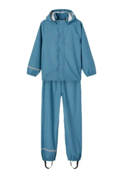 NAME IT Nkndry Rainwear Set Unisex - Regenjas - Real Teal