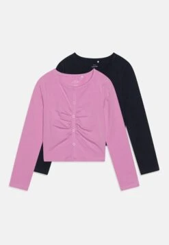 NAME IT Nkfvira Short Slim 2 Pack - Longsleeve - Violet Tulle/Dark Sapphire