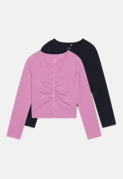 NAME IT Nkfvira Short Slim 2 Pack - Longsleeve - Violet Tulle/Dark Sapphire