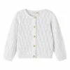 NAME IT Nmffalille Ls Card - Vest - Bright White