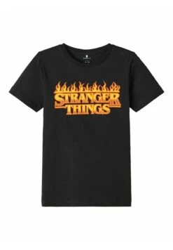NAME IT Stranger Things - T-Shirt Print - Black