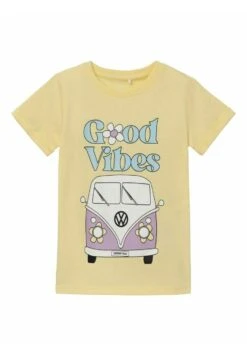 NAME IT T-Shirt Print - Double Cream