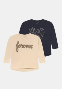 NAME IT Nmfvalisa 2 Pack - Longsleeve - Blue/Off-White