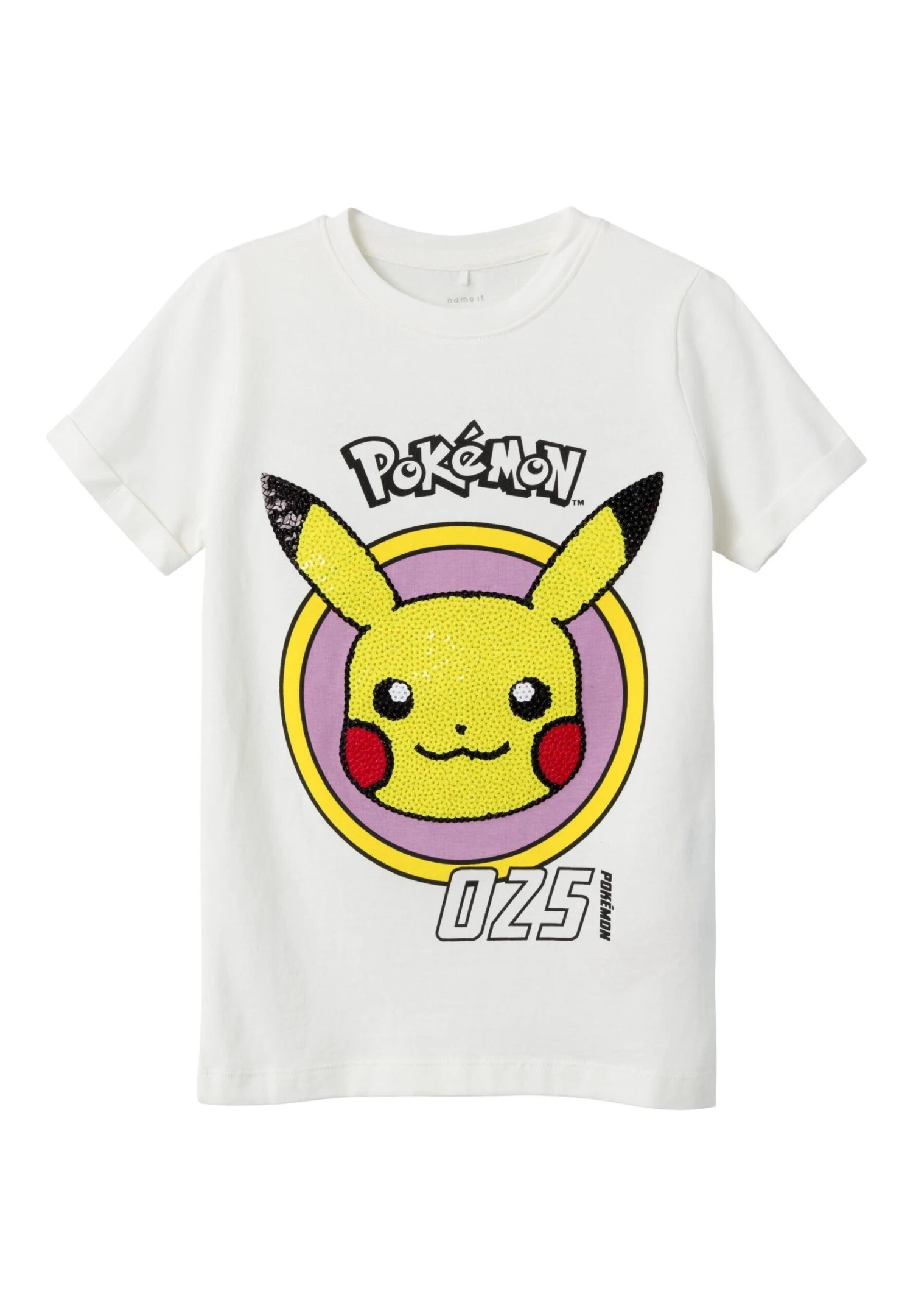 NAME IT Nkfjunna Pokemon Sky Unisex - T-Shirt Print - White Alyssum 2 NAME IT Nkfjunna Pokemon Sky Unisex - T-Shirt Print - White Alyssum - Afbeelding 2