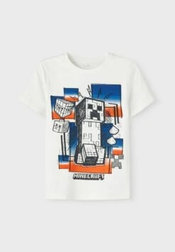NAME IT Minecraft - T-Shirt Print - White Alyssum -NAME IT Winkel 8384bb2c76ba489c8316c0e09d6f64fe