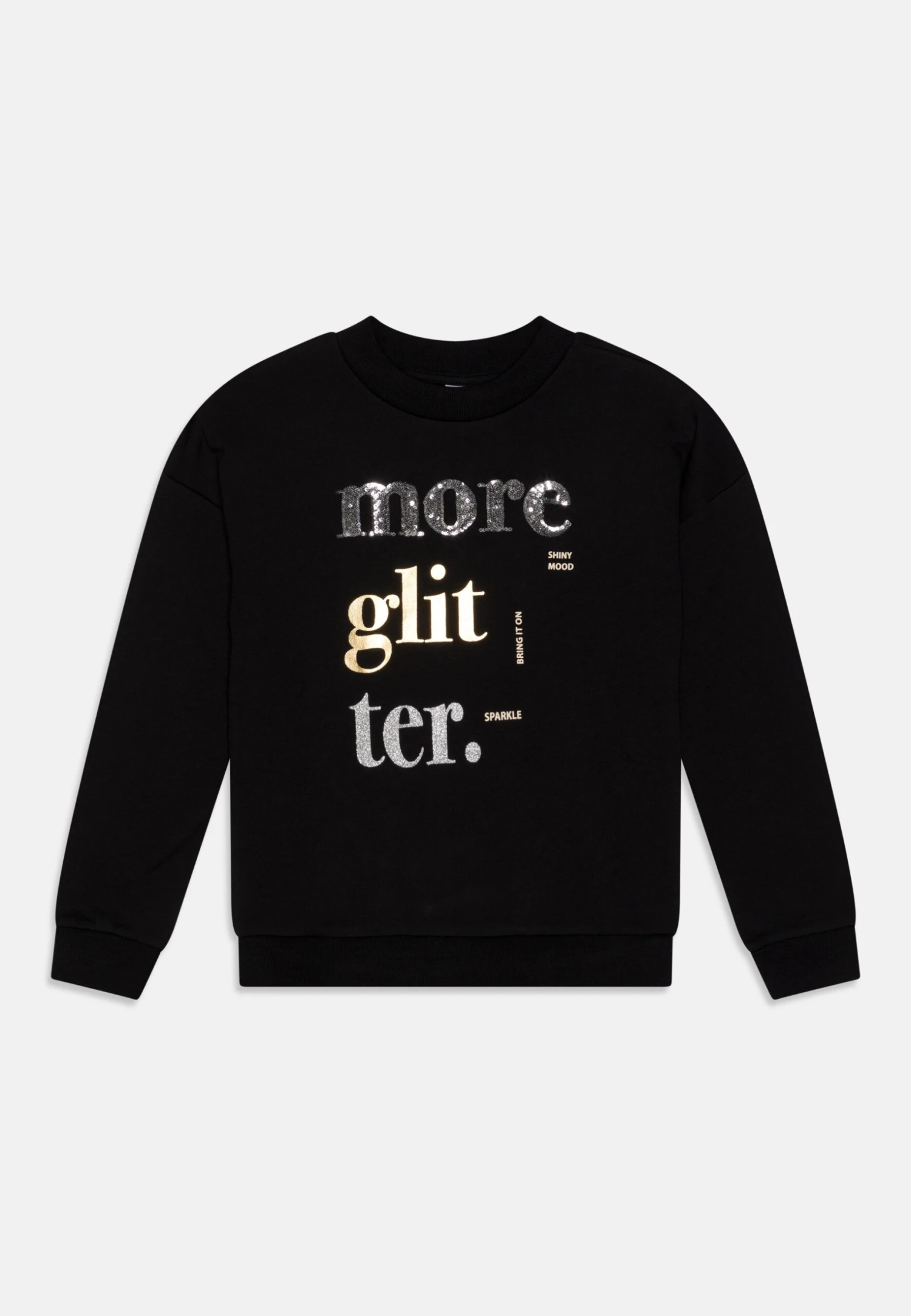 NAME IT Nkfromol Loose - Sweater - Black 1 NAME IT Nkfromol Loose - Sweater - Black