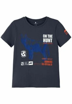 NAME IT Animal Planet - T-Shirt Print - Dark Sapphire