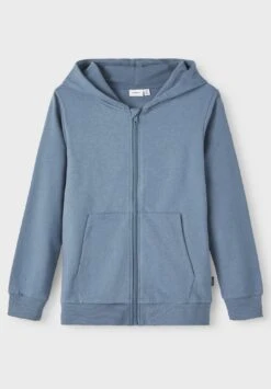 NAME IT Nkmnesweat Card Hood - Sweater Met Rits - Blue -NAME IT Winkel 8a25c01d55ba407ca3daaffd73cd140f